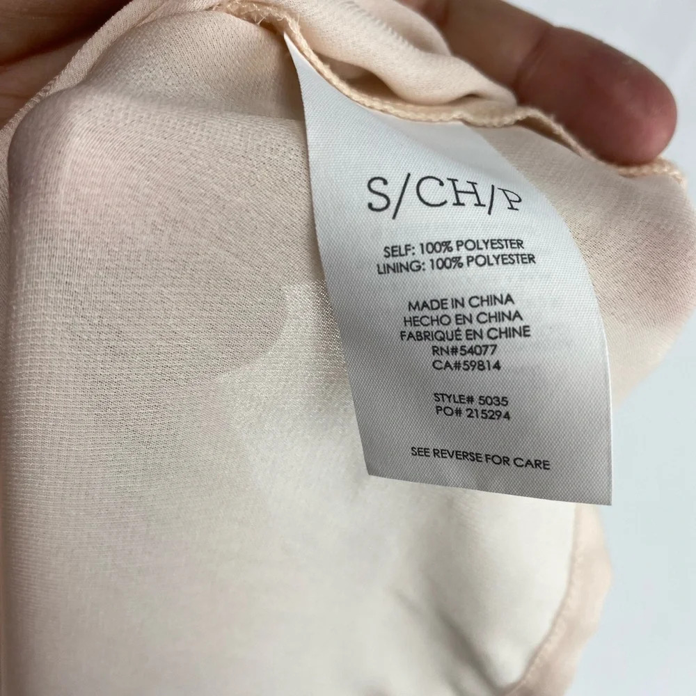 Cabi Womens Small Gelato Watercolor Pink Teal Tunic Blouse Sleeveless - Picture 8 of 8